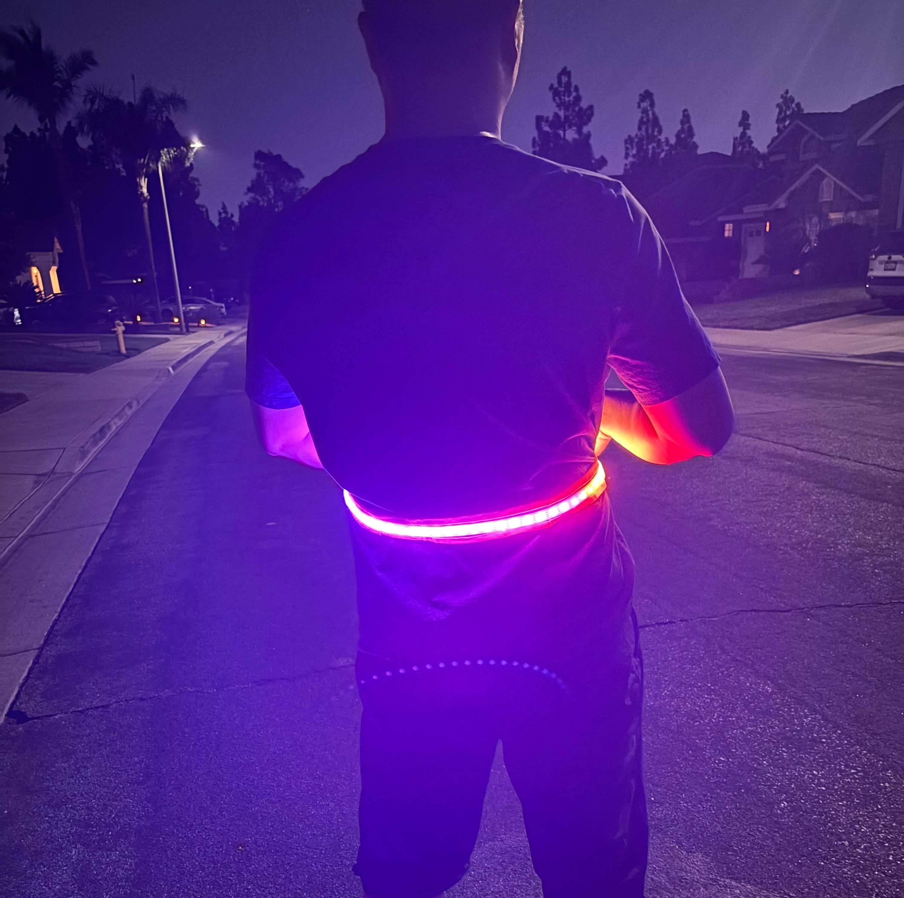 🚚🇺🇸 Ships from USA | Night Glow Streamer High-Brightness USB type  LED Safety Strip for Night Running
