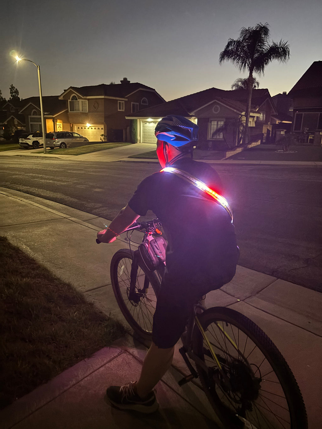 🚚🇺🇸 Ships from USA | 5V Multi-Mode Waterproof LED Safety Strip – USB Powered Light with Music Sync for Night Running, Cycling & Camping