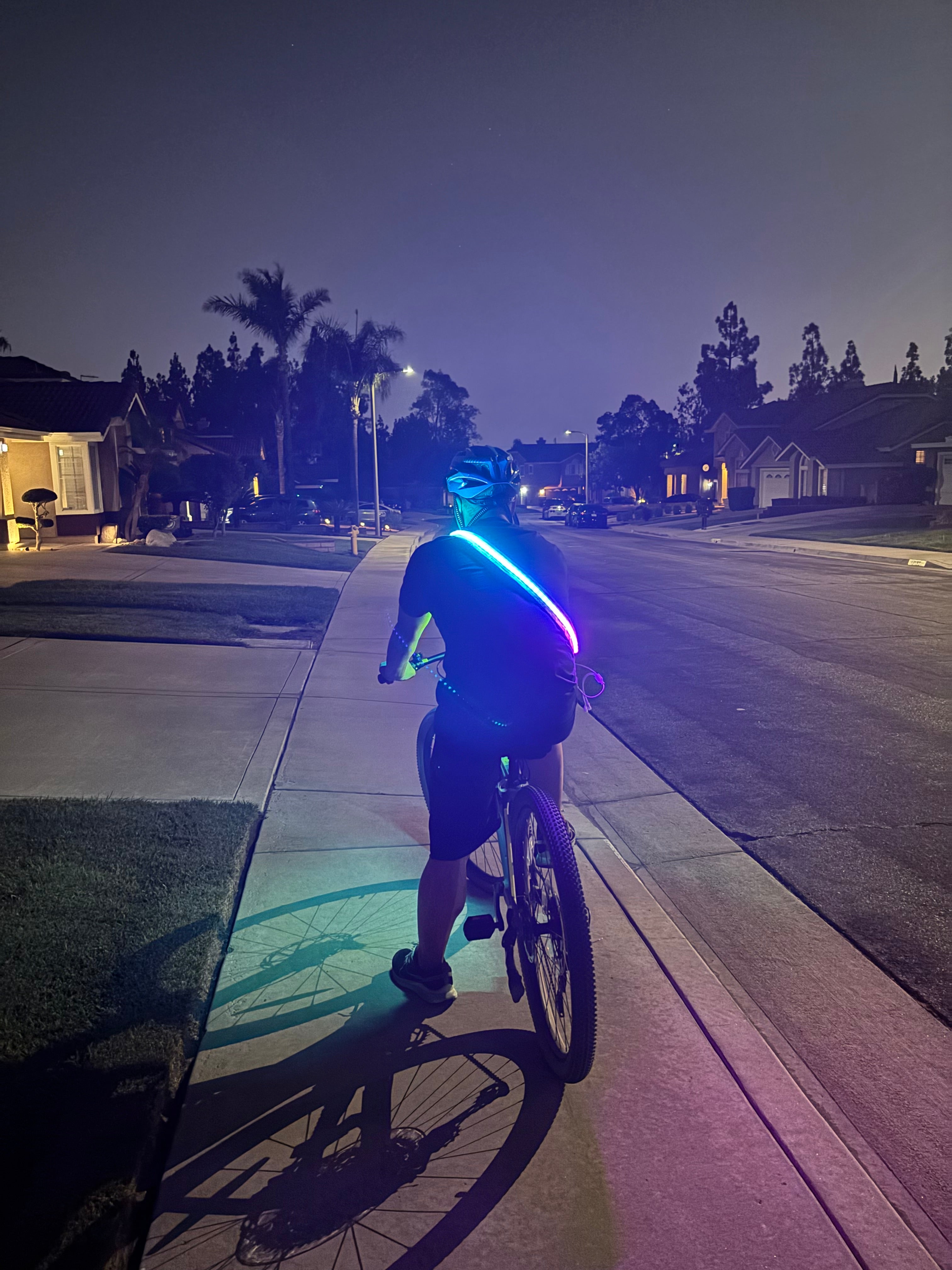 🚚🇺🇸 Ships from USA | 5V Multi-Mode Waterproof LED Safety Strip – USB Powered Light with Music Sync for Night Running, Cycling & Camping