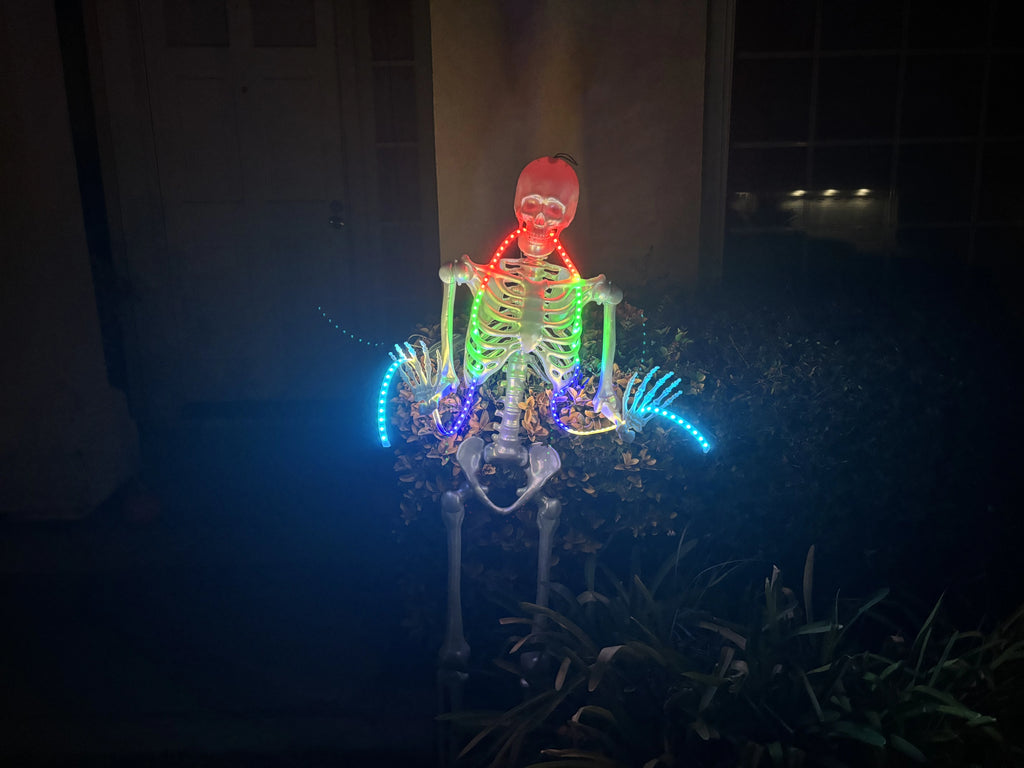 🚚🇺🇸 Ships from USA | Premium Waterproof LED Light Strip – 5V USB-Powered Multi-Mode Decoration for Halloween & Outdoor Fun