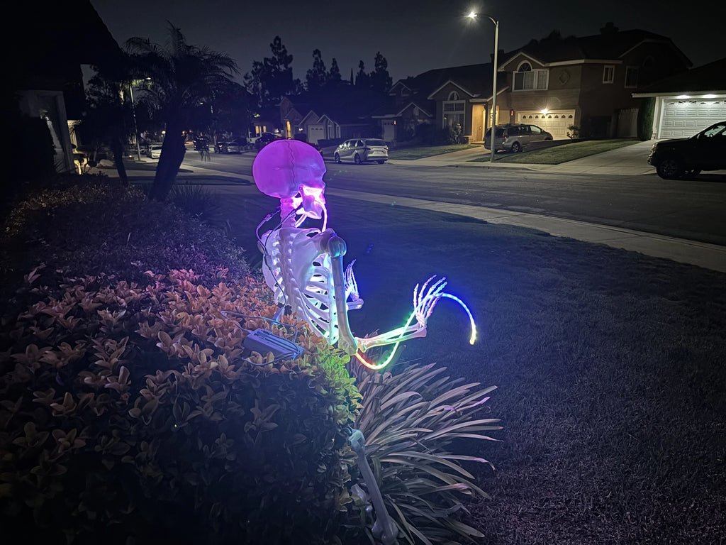 🚚🇺🇸 Ships from USA | Premium Waterproof LED Light Strip – 5V USB-Powered Multi-Mode Decoration for Halloween & Outdoor Fun