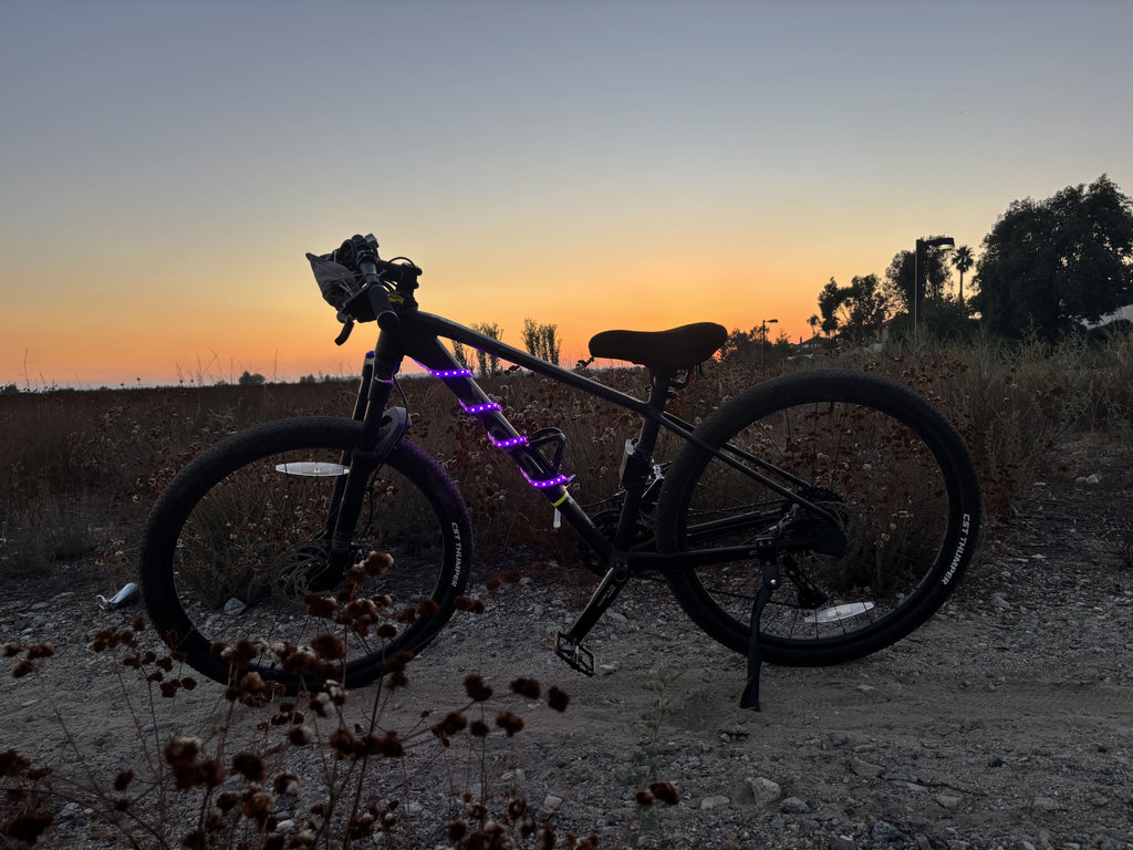 Night Glow Streamer | 5V USB Color-Changing LED Cycling Light Strip