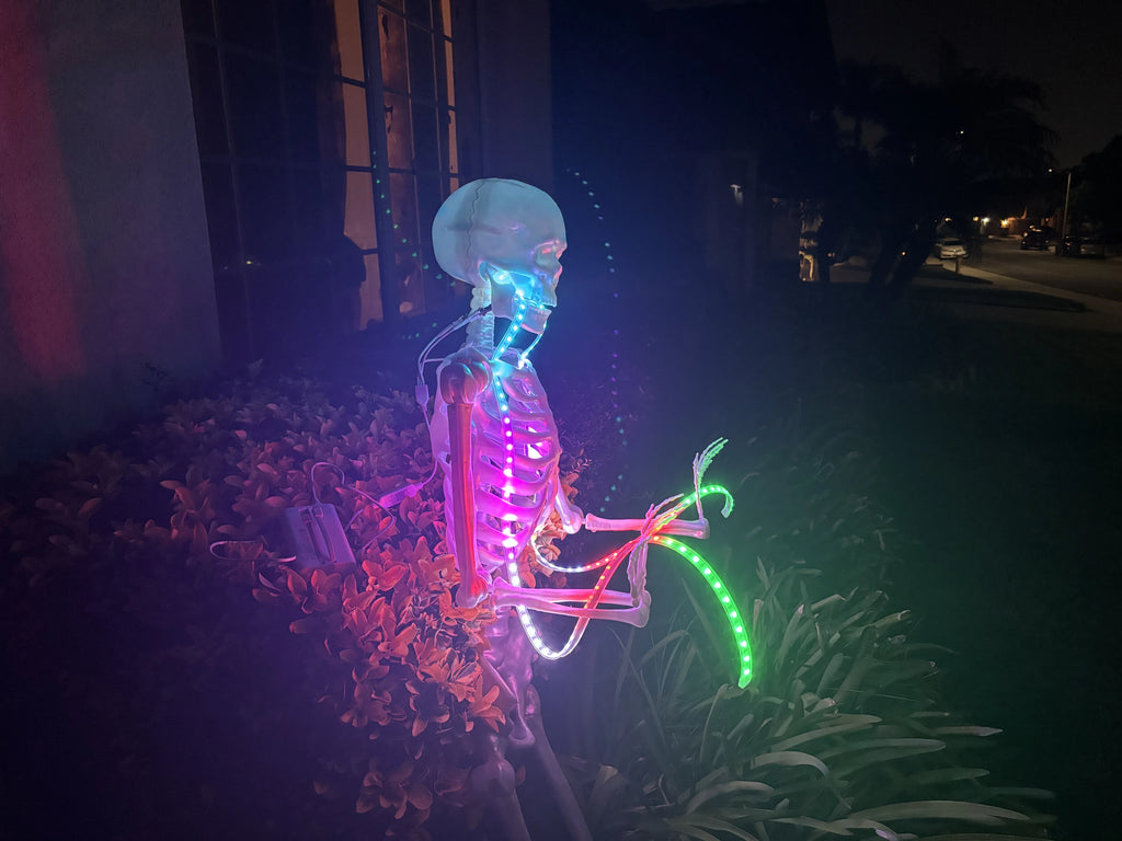 🚚🇺🇸 Ships from USA | Premium Waterproof LED Light Strip – 5V USB-Powered Multi-Mode Decoration for Halloween & Outdoor Fun